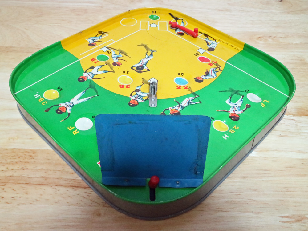 ベースボールゲーム バックスクリーン裏から見た盤面