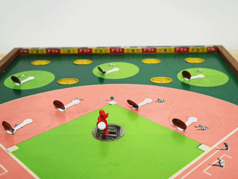 ビーシーの野球ゲーム(推定二代目) 可動式捕球アーム