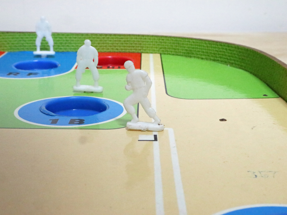 ベースボールゲーム ヒラメ型選手人形