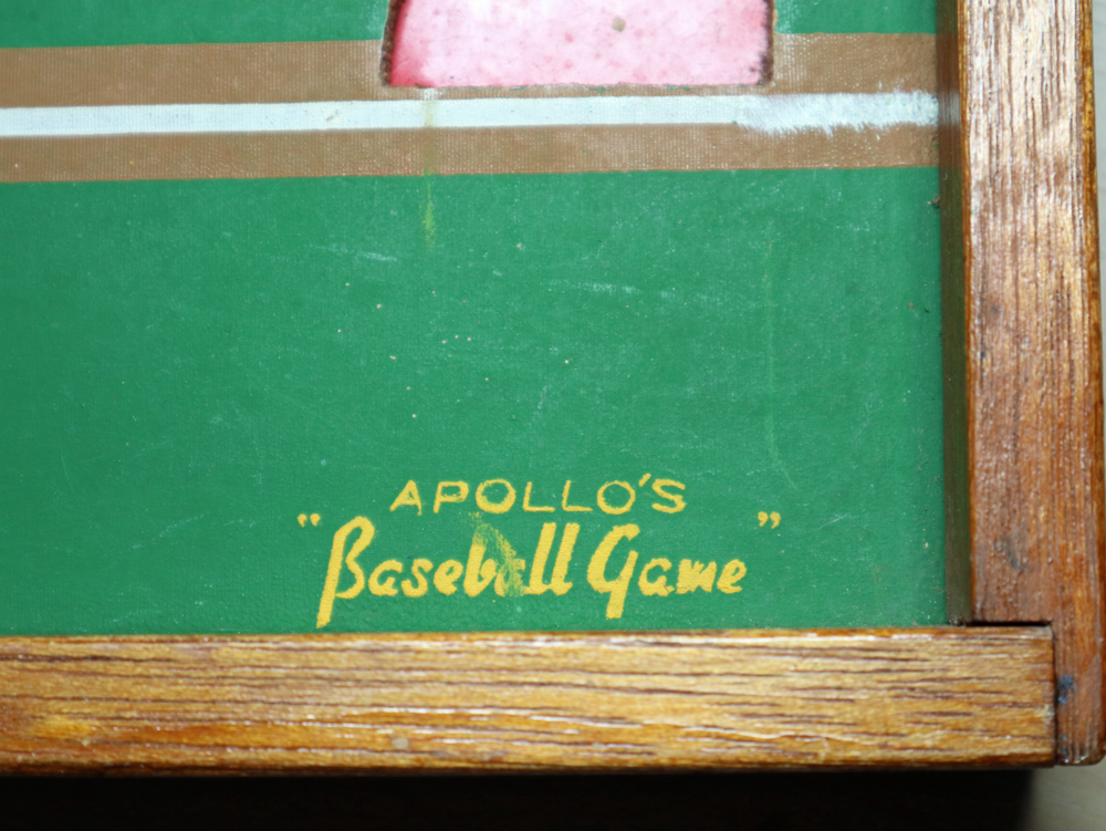 野球盤 アポロ社 盤面にアポロ社の文字