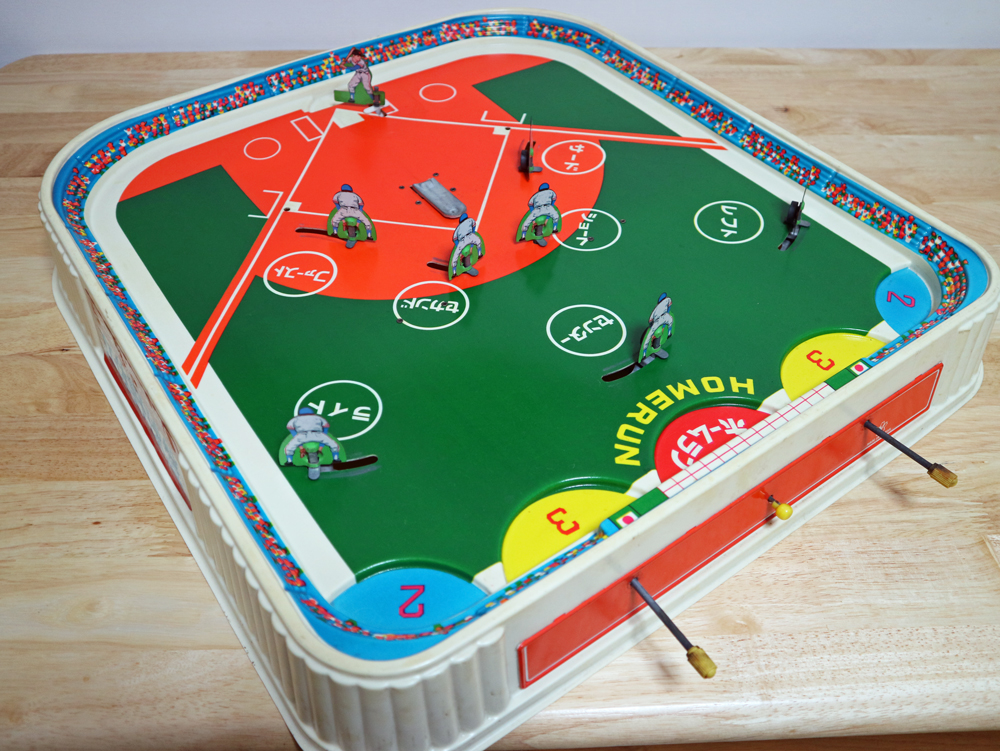 マグネット付 立体野球盤 長方形の球場